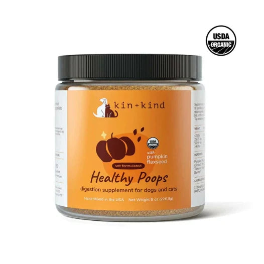 Kin+Kind | Organic Healthy Poops Supplement (Pet Supplement)
